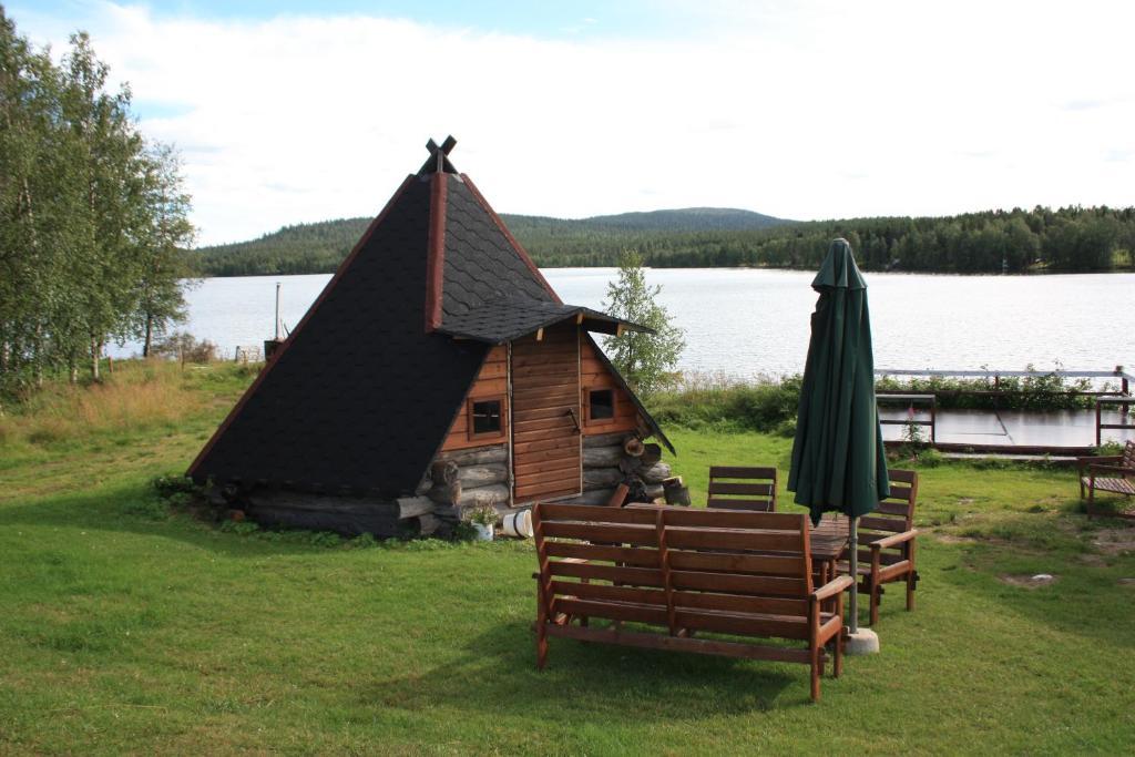Ferienwohnung Saerkijaerven Majat Muonio Exterior foto